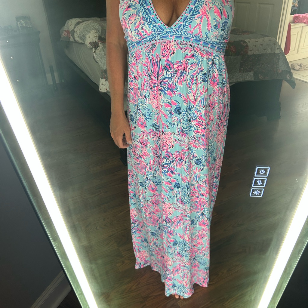 Serena Maxi Dress Lilly Pulitzer Nwt Size 8